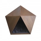 Geometric Haven Dog House