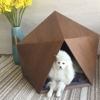 Geometric Haven Dog House