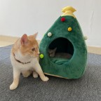 Christmas felt pet cat nest