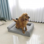 Cool gray pet sofa