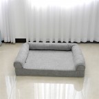 Cool gray pet sofa