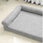 Cool gray pet sofa