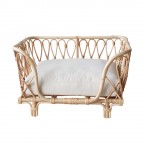 Four-season universal rattan woven pet bed