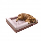 Pink purple rectangle large dog mat