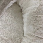 Short plush cushion for warm pet shelter