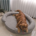 Cozy Comfort Oval Dog Bed